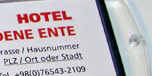 Genf Hotelausstattung Hotelbeschilderung